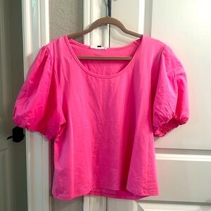 NWT Michelle McDowell Pink Shay top